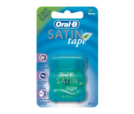 Oral-B™ Satin Tape Fluor Fil dentaire Menthe 25 m 1 u.