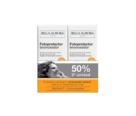 Bella Aurora Fotoprotector Bronceador SPF30 2x50ml