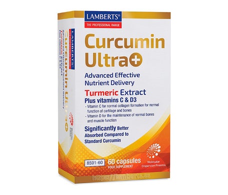 Lamberts Curcumin Ultra+ 60 Capsules Taille 40