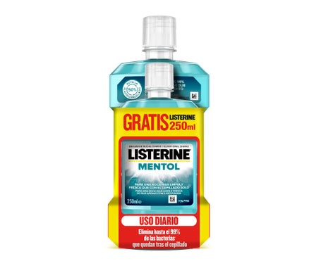 Listerine Bain De bouche Menthol 500+250ml