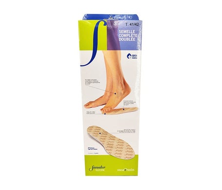 Sanator Plantilla Silicone Blanco Talla 35/36 1 Par