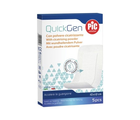 Pic Solution QuickGen Pansement Cicatrisant 10x12cm 5uts