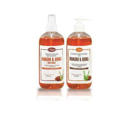 NURANA  Pack Rhum Quina Shampoing 500 ml + Tonique 500 ml 