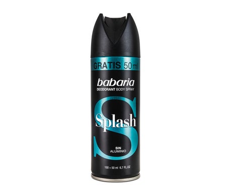 Babaria déodorant en spray pour le corps Splash Men 200ml
