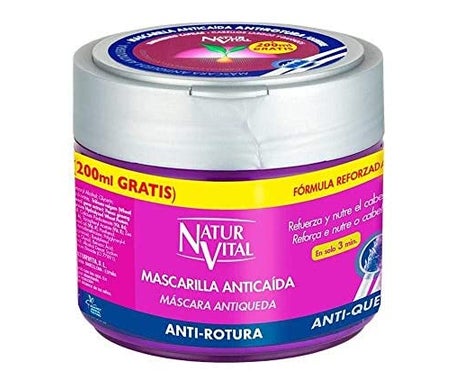 NaturVital Masque Traitement Anti-Chute Cheveux 500ml