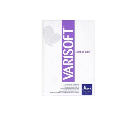 Varisan Varisoft 2 Bas Semi Opaque Picot Noir Taille N3- 1 Paire