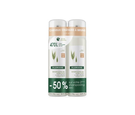 Shampooing Sec Au Lait D'Avoine Teinté 2x150ml