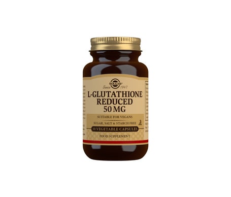 Solgar Lglutathion 50mg 30 gélules Végétales