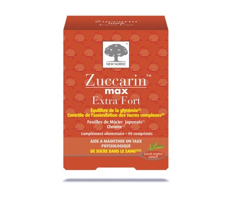New Nordic Zuccarin Max Exfra Fort 90 Comprimés