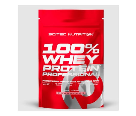 Scitec Nutrition 100% Proteine Del Siero Di Latte Professionale 1 Kg Gusto Fragola-image