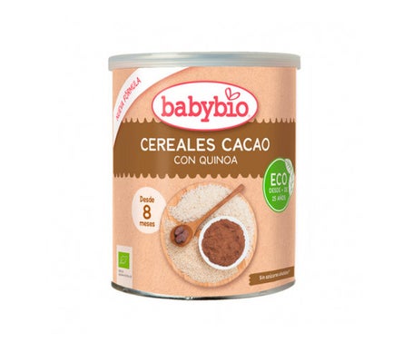 Babybio Mingau de Cereais e Cacau com Quinoa +8m Eco 220g