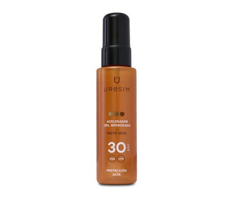 Uresim Accélérateur de Bronzage Toucher Sec Spf30 100ml