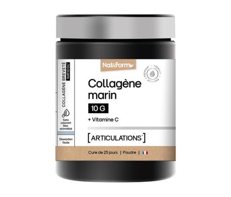 Nat & Form Collagène Marin 10g + Vitamine C 252g