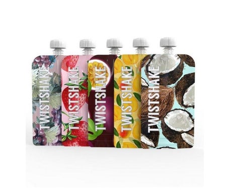 Pack 5 sachets de snack réutilisables