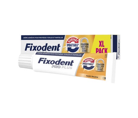 Fixodent Pro plus Crème Adhésive pour Prothèses Dentaires57g