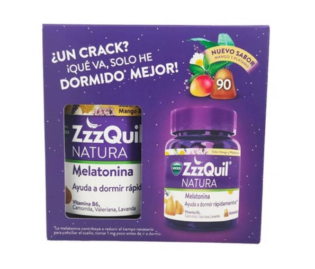 ZzzQuil Natura Gummies Mangue & Banane 90uts
