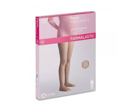 Farmalastic Collants Pour Femmes Enceintes (E-T) Compression Normale Beige TM