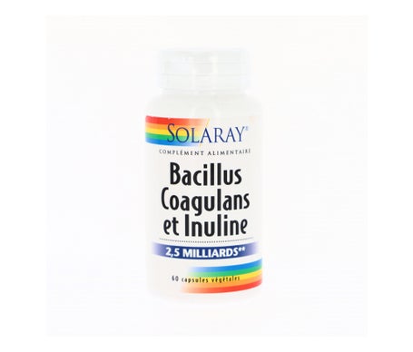 Solaray Bacillus Coagulans et Inuline 60 Capsules