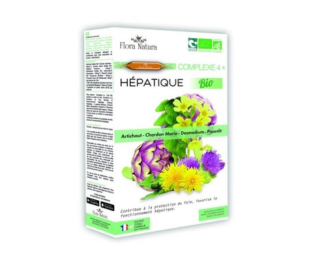 Flora Natura Complexe 4+ Foie Bio 20 Ampoules