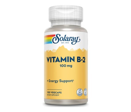 Solaray Vitamine B2 100mg 100caps