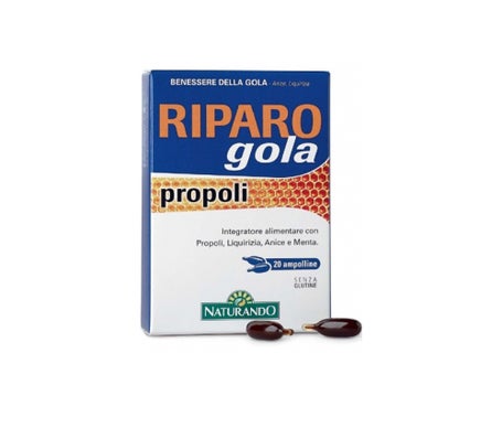 Abri pour la gorge à la propolis 20Ab