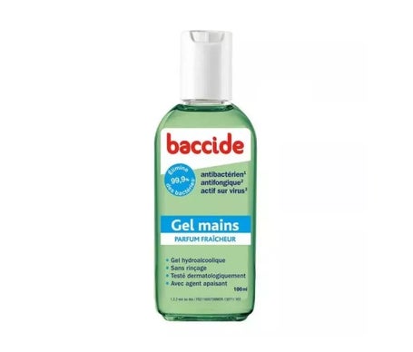 Baccide Gel Mains Hydroalcoolique Fraîcheur 100ml