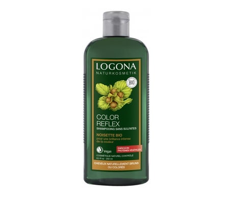 Logona Shampooing Color Reflex à la Noisette Bio 250ml