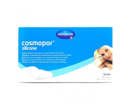 Cosmopor Silicone Aposito Esteril 15cmx8cm 5uds