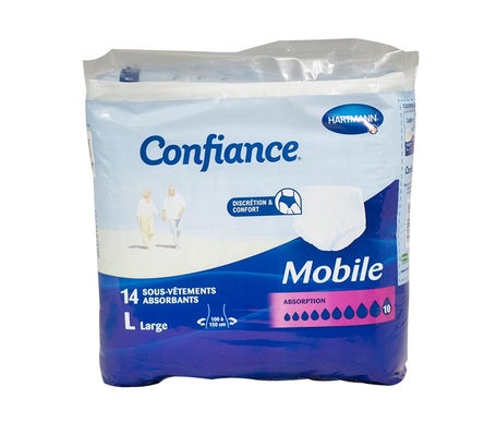 Hartmann Confiance Mobile 10 Gouttes L 14 Sous-Vêtements Absorbants