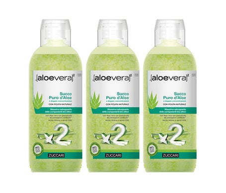 Zuccari Aloevera2 Zumo Puro Aloe Vera 3x1L