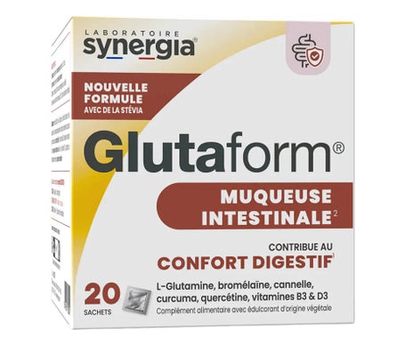 Synergia Glutaform Confort Digestif Muquese Intestinal 20 Sachets