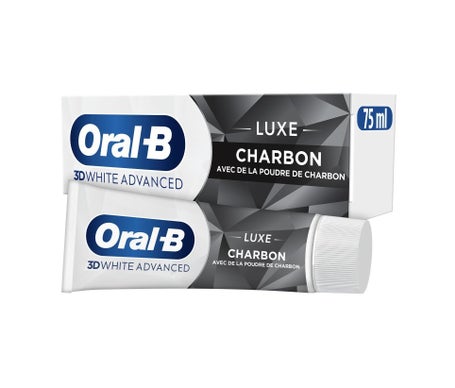 Oral-B 3D White Advanced Luxe Charbon Dentifrice 75ml