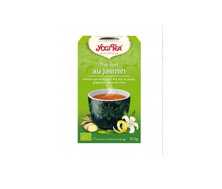Yogi Tea Infusion Ayurvédique Thé Vert Jasmin Bio 17 sachets