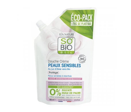 So Bio Etic Gel Douche Protecteur Peau Sensible Recharge 650ml