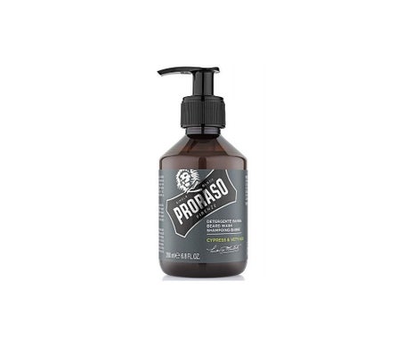 Shampooing à barbe Proraso Herbal Cypress & Vetyver 200ml