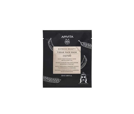 Apivita Tissue Face Mask Carob 20ml