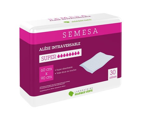 Marque Verte Alèse 60x90 Super 30uts