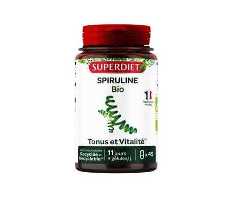 Superdiet Spiruline Bio 45 Gélules