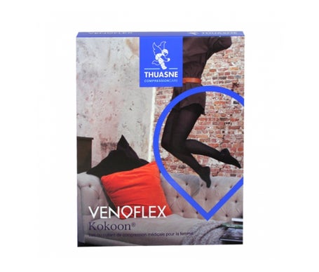Thuasne Venoflex 2 Kokoon Bas Cuisse Losange Noir T2N 1 Paire