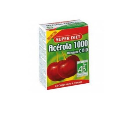 Super Diet Acerola 1000 Bio 24 comprimés