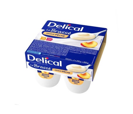 Delical Le Brassé Hphc Pêche 4x200g