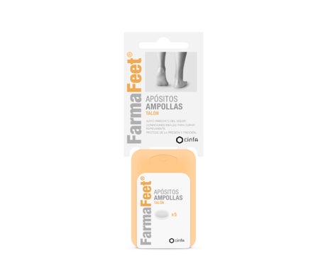 Farmalastic Adhesive dressing for 5 pcs heel blisters