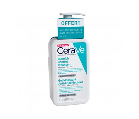 CeraVe® SA Gel Moussant Anti-Imperfections 236ml + Soin Concentré 3ml