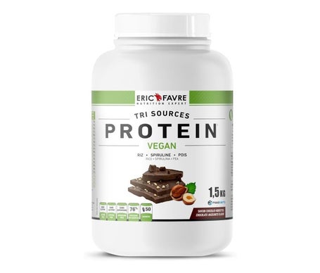 Eric Favre Protein Vegan Chocolat Noisettes 1,5Kg