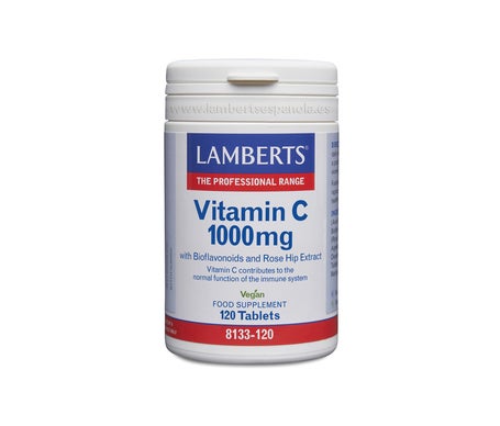 Lamberts Vitamine C 1000mg avec Bioflavonoïdes 120comp