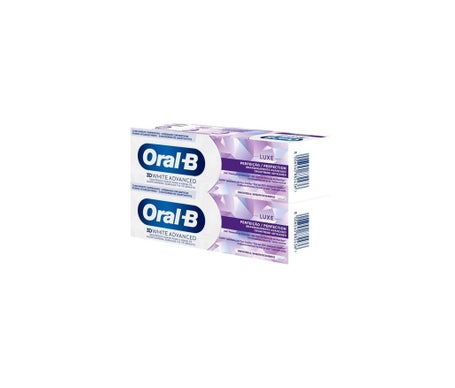 Oral-B White Advanced Dentifrice 2x75ml