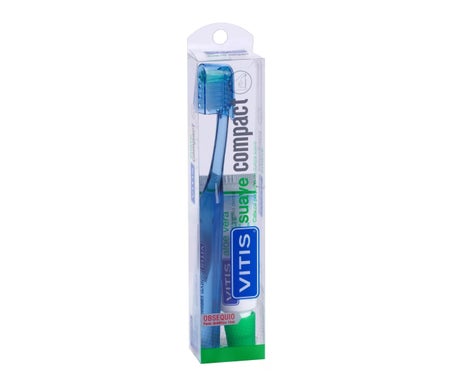 Vitis Suave Compact Brosse À Dents + Dentifrice 15ml