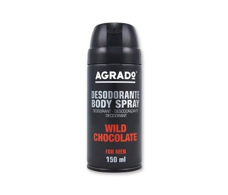 AGRADO  D&eacute;odorant Spray Chocolat Sauvage Homme 150ml