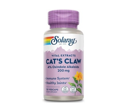 Solaray Uña Gato Cáps 200mg