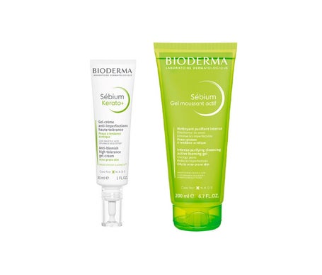 Bioderma Kit Antiacné Sébium Kerato+ 30ml + Gel Moussant 100ml